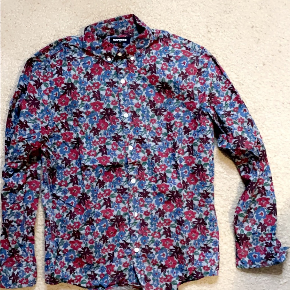 Floral printed shirt